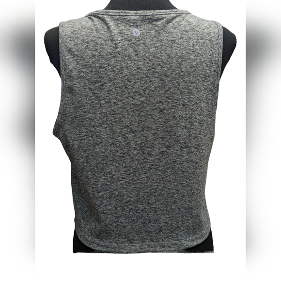 Velocity Women's Activewear Crop top tank Heather grey Size XL - Picture 4 of 8